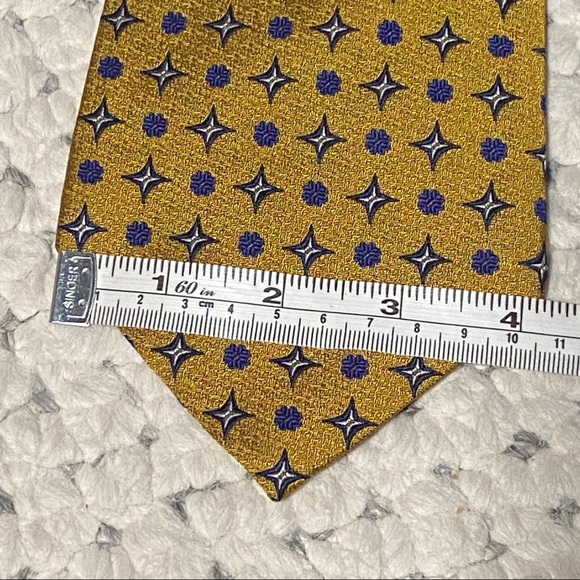 HICKEY FREEMAN Custom Tie 100%Silk NEW Embroidered - Picture 11 of 11